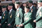 The South African Legion (Group D??) during the Royal British Legion March Past on Remembrance Sunday at the Cenotaph, Whitehall, Westminster, London, 11 November 2018, 12:23..