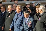 Czechoslovak Legionaries Association  (Group D17, 20 members) during the Royal British Legion March Past on Remembrance Sunday at the Cenotaph, Whitehall, Westminster, London, 11 November 2018, 12:23.