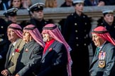 Trucial Oman Scouts Association  (Group D19, 20 members) during the Royal British Legion March Past on Remembrance Sunday at the Cenotaph, Whitehall, Westminster, London, 11 November 2018, 12:23.