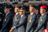 Hong Kong Military Service Corps - HKMSC (Group D21, 36 members) during the Royal British Legion March Past on Remembrance Sunday at the Cenotaph, Whitehall, Westminster, London, 11 November 2018, 12:24.