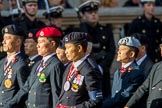 Hong Kong Military Service Corps - HKMSC (Group D21, 36 members) during the Royal British Legion March Past on Remembrance Sunday at the Cenotaph, Whitehall, Westminster, London, 11 November 2018, 12:24.