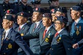 Hong Kong Military Service Corps - HKMSC (Group D21, 36 members) during the Royal British Legion March Past on Remembrance Sunday at the Cenotaph, Whitehall, Westminster, London, 11 November 2018, 12:24.