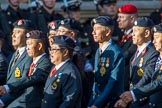 Hong Kong Military Service Corps - HKMSC (Group D21, 36 members) during the Royal British Legion March Past on Remembrance Sunday at the Cenotaph, Whitehall, Westminster, London, 11 November 2018, 12:24.