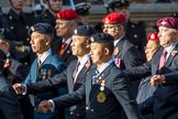 Hong Kong Military Service Corps - HKMSC (Group D21, 36 members) during the Royal British Legion March Past on Remembrance Sunday at the Cenotaph, Whitehall, Westminster, London, 11 November 2018, 12:24.