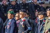 The Hong Kong Ex-Servicemen's Association  (UK Branch) (Group D22, 24 members) during the Royal British Legion March Past on Remembrance Sunday at the Cenotaph, Whitehall, Westminster, London, 11 November 2018, 12:24.