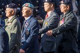 The Hong Kong Ex-Servicemen's Association  (UK Branch) (Group D22, 24 members) during the Royal British Legion March Past on Remembrance Sunday at the Cenotaph, Whitehall, Westminster, London, 11 November 2018, 12:24.