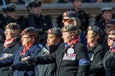 QARANC (Group D23, 49 members) during the Royal British Legion March Past on Remembrance Sunday at the Cenotaph, Whitehall, Westminster, London, 11 November 2018, 12:24.