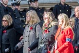 Munitions Workers Association (Group M3, 21 members) during the Royal British Legion March Past on Remembrance Sunday at the Cenotaph, Whitehall, Westminster, London, 11 November 2018, 12:25.