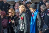 The British Evacuees Association (Group M4, 50 members) during the Royal British Legion March Past on Remembrance Sunday at the Cenotaph, Whitehall, Westminster, London, 11 November 2018, 12:25.