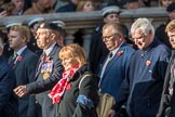 Toc H (Group M5, 18 members) during the Royal British Legion March Past on Remembrance Sunday at the Cenotaph, Whitehall, Westminster, London, 11 November 2018, 12:25.