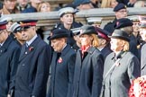 The Salvation Army (Group M6, 30 members) during the Royal British Legion March Past on Remembrance Sunday at the Cenotaph, Whitehall, Westminster, London, 11 November 2018, 12:25.
