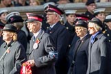 The Salvation Army (Group M6, 30 members) during the Royal British Legion March Past on Remembrance Sunday at the Cenotaph, Whitehall, Westminster, London, 11 November 2018, 12:25.