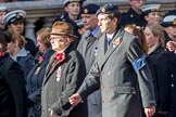 NAAFI EFI NCS Association (Group M7, 20 members) during the Royal British Legion March Past on Remembrance Sunday at the Cenotaph, Whitehall, Westminster, London, 11 November 2018, 12:26.
