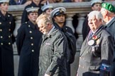London Ambulance Service Retirement Association (Group M11, 10 members) during the Royal British Legion March Past on Remembrance Sunday at the Cenotaph, Whitehall, Westminster, London, 11 November 2018, 12:26.