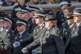 St John Ambulance (Group M12, 25 members) during the Royal British Legion March Past on Remembrance Sunday at the Cenotaph, Whitehall, Westminster, London, 11 November 2018, 12:26.
