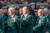Royal Ulster Constabulary GC Association (Group M15, 40 members) during the Royal British Legion March Past on Remembrance Sunday at the Cenotaph, Whitehall, Westminster, London, 11 November 2018, 12:26.