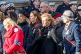 MOD Civilians (Group M26, 17 members) during the Royal British Legion March Past on Remembrance Sunday at the Cenotaph, Whitehall, Westminster, London, 11 November 2018, 12:28.