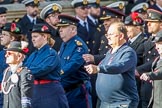 Church Lads' and Church Girls' Brigade (Group M41, 25 members) during the Royal British Legion March Past on Remembrance Sunday at the Cenotaph, Whitehall, Westminster, London, 11 November 2018, 12:30.