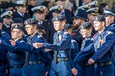 Metropolitan Police Volunteer Police Cadets (Group M42, 16 members) during the Royal British Legion March Past on Remembrance Sunday at the Cenotaph, Whitehall, Westminster, London, 11 November 2018, 12:31.