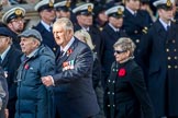 Union Jack Club (Group M46, 12 members) during the Royal British Legion March Past on Remembrance Sunday at the Cenotaph, Whitehall, Westminster, London, 11 November 2018, 12:31.