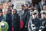 The High Commissioners are leaving the Foreign and Commonwealth Office during the Remembrance Sunday Cenotaph Ceremony 2018 at Horse Guards Parade, Westminster, London, 11 November 2018, 10:56.
