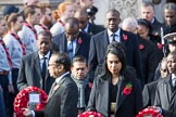 The High Commissioners are leaving the Foreign and Commonwealth Office during the Remembrance Sunday Cenotaph Ceremony 2018 at Horse Guards Parade, Westminster, London, 11 November 2018, 10:56.