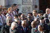 The High Commissioners are leaving the Foreign and Commonwealth Office during the Remembrance Sunday Cenotaph Ceremony 2018 at Horse Guards Parade, Westminster, London, 11 November 2018, 10:56.
