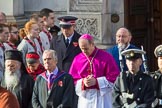 The representatives of the faith communities during the  Remembrance Sunday Cenotaph Ceremony 2018 at Horse Guards Parade, Westminster, London, 11 November 2018, 10:57.
