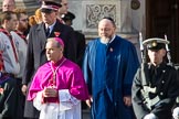 The representatives of the faith communities during the  Remembrance Sunday Cenotaph Ceremony 2018 at Horse Guards Parade, Westminster, London, 11 November 2018, 10:57.