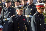 HRH The Duke of York (Prince Andrew) during the Remembrance Sunday Cenotaph Ceremony 2018 at Horse Guards Parade, Westminster, London, 11 November 2018, 10:59.
