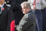 Mr Ian Blackford MP (the Westminster Scottish National Party Leader on the behalf of the SNP/the Plaid Cymru Parliamentary Group)  during the Remembrance Sunday Cenotaph Ceremony 2018 at Horse Guards Parade, Westminster, London, 11 November 2018, 11:08.
