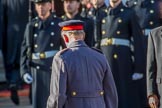 HRH The Prince of Wales (Prince Charles) returning to the Foreign and Commonwealth Office during the Remembrance Sunday Cenotaph Ceremony 2018 at Horse Guards Parade, Westminster, London, 11 November 2018, 11:23.
