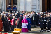 The representatives of the faith communities returning to the Foreign and Commonwealth Office during the Remembrance Sunday Cenotaph Ceremony 2018 at Horse Guards Parade, Westminster, London, 11 November 2018, 11:26.
