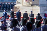 during Remembrance Sunday Cenotaph Ceremony 2018 at Horse Guards Parade, Westminster, London, 11 November 2018, 11:30.