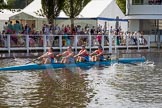 Henley Royal Regatta 2012 (Thursday): Race 10, Britannia Challenge Cup:  Agecroft Rowing Club  (342, Bucks) v Star Club'  (361, Berks).
River Thames beteen Henley-on-Thames and Remenham/Temple Island ,
Henley-on-Thames,
Oxfordshire,
United Kingdom,
on 28 June 2012 at 09:57, image #56