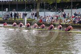 Henley Royal Regatta 2012 (Thursday): Race 12, Princess Elizabeth Challenge Cup:  Latymer Upper School  (140, Bucks) v Abingdon School  (122, Berks).
River Thames beteen Henley-on-Thames and Remenham/Temple Island ,
Henley-on-Thames,
Oxfordshire,
United Kingdom,
on 28 June 2012 at 10:10, image #69