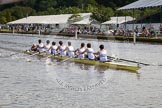 Henley Royal Regatta 2012 (Thursday): Race 12, Princess Elizabeth Challenge Cup:  Latymer Upper School  (140, Bucks) v Abingdon School  (122, Berks).
River Thames beteen Henley-on-Thames and Remenham/Temple Island ,
Henley-on-Thames,
Oxfordshire,
United Kingdom,
on 28 June 2012 at 10:10, image #71
