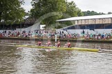 Henley Royal Regatta 2012 (Thursday): Race 14, Fawley Challenge Cup:  Sir William Borlase's Grammar School (315, Bucks) v Marlow Eowing Club 'B'  (307, Berks).
River Thames beteen Henley-on-Thames and Remenham/Temple Island ,
Henley-on-Thames,
Oxfordshire,
United Kingdom,
on 28 June 2012 at 10:21, image #86