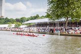 Henley Royal Regatta 2012 (Thursday): Race 31, Thames Challenge Cup:  London Rowing Club (28, Bucks) v Kingston Rowing Club  (25, Berks).
River Thames beteen Henley-on-Thames and Remenham/Temple Island ,
Henley-on-Thames,
Oxfordshire,
United Kingdom,
on 28 June 2012 at 12:05, image #220