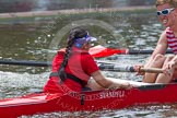 Henley Royal Regatta 2012 (Thursday): Race 31, Thames Challenge Cup:  London Rowing Club (28, Bucks) v Kingston Rowing Club  (25, Berks).
River Thames beteen Henley-on-Thames and Remenham/Temple Island ,
Henley-on-Thames,
Oxfordshire,
United Kingdom,
on 28 June 2012 at 12:05, image #223