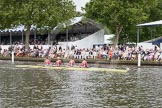 Henley Royal Regatta 2012 (Thursday): Race 38, Fawley Challenge Cup:  The Windsor Boys' School 'C' (322, Bucks) v Marlow Rowing Club 'A' (306, Berks).
River Thames beteen Henley-on-Thames and Remenham/Temple Island ,
Henley-on-Thames,
Oxfordshire,
United Kingdom,
on 28 June 2012 at 14:15, image #271