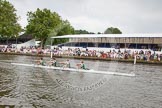 Henley Royal Regatta 2012 (Thursday): Race 38, Fawley Challenge Cup:  The Windsor Boys' School 'C' (322, Bucks) v Marlow Rowing Club 'A' (306, Berks).
River Thames beteen Henley-on-Thames and Remenham/Temple Island ,
Henley-on-Thames,
Oxfordshire,
United Kingdom,
on 28 June 2012 at 14:16, image #275