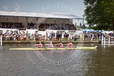 Henley Royal Regatta 2012 (Thursday): Race 54, Fawley Challenge Cup:  Melbourne Grammar School, Australia (308, Bucks) v Westminster School (327, Berks).
River Thames beteen Henley-on-Thames and Remenham/Temple Island ,
Henley-on-Thames,
Oxfordshire,
United Kingdom,
on 28 June 2012 at 15:53, image #393
