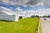 Henley Royal Regatta 2013 (Monday): Preparations for the regatta - tents on the eastern side of the Thames..
River Thames between Henley and Temple Island,
Henley-on-Thames,
Berkshire,
United Kingdom,
on 01 July 2013 at 15:41, image #41