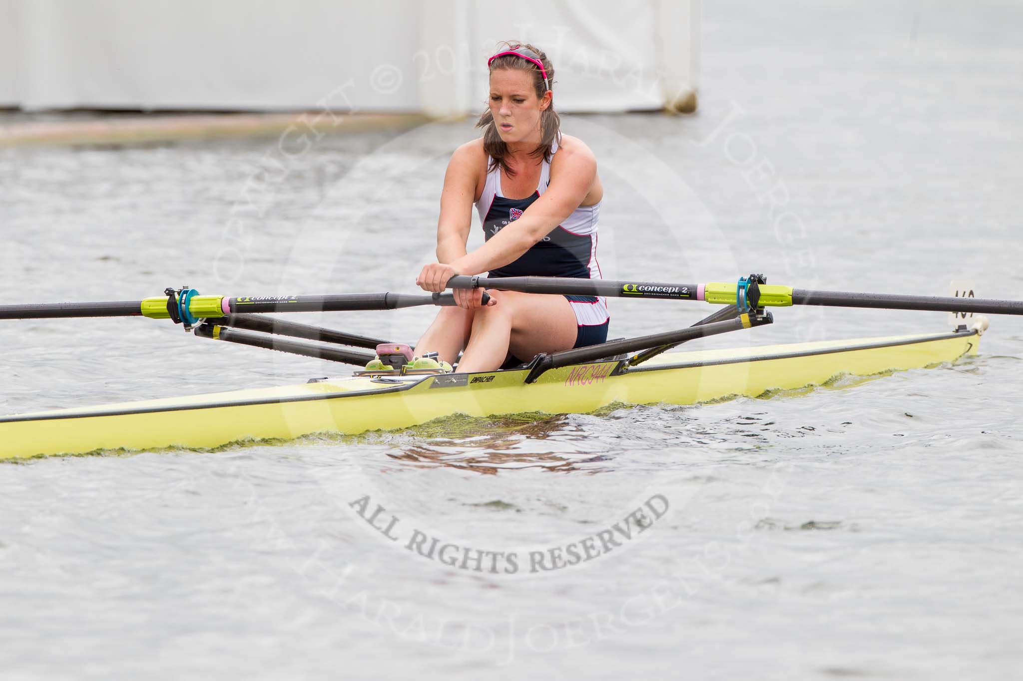 Henley Royal Regatta 2013, Thursday.
River Thames between Henley and Temple Island,
Henley-on-Thames,
Berkshire,
United Kingdom,
on 04 July 2013 at 12:42, image #257