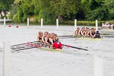 Henley Royal Regatta 2013, Thursday.
River Thames between Henley and Temple Island,
Henley-on-Thames,
Berkshire,
United Kingdom,
on 04 July 2013 at 11:02, image #128