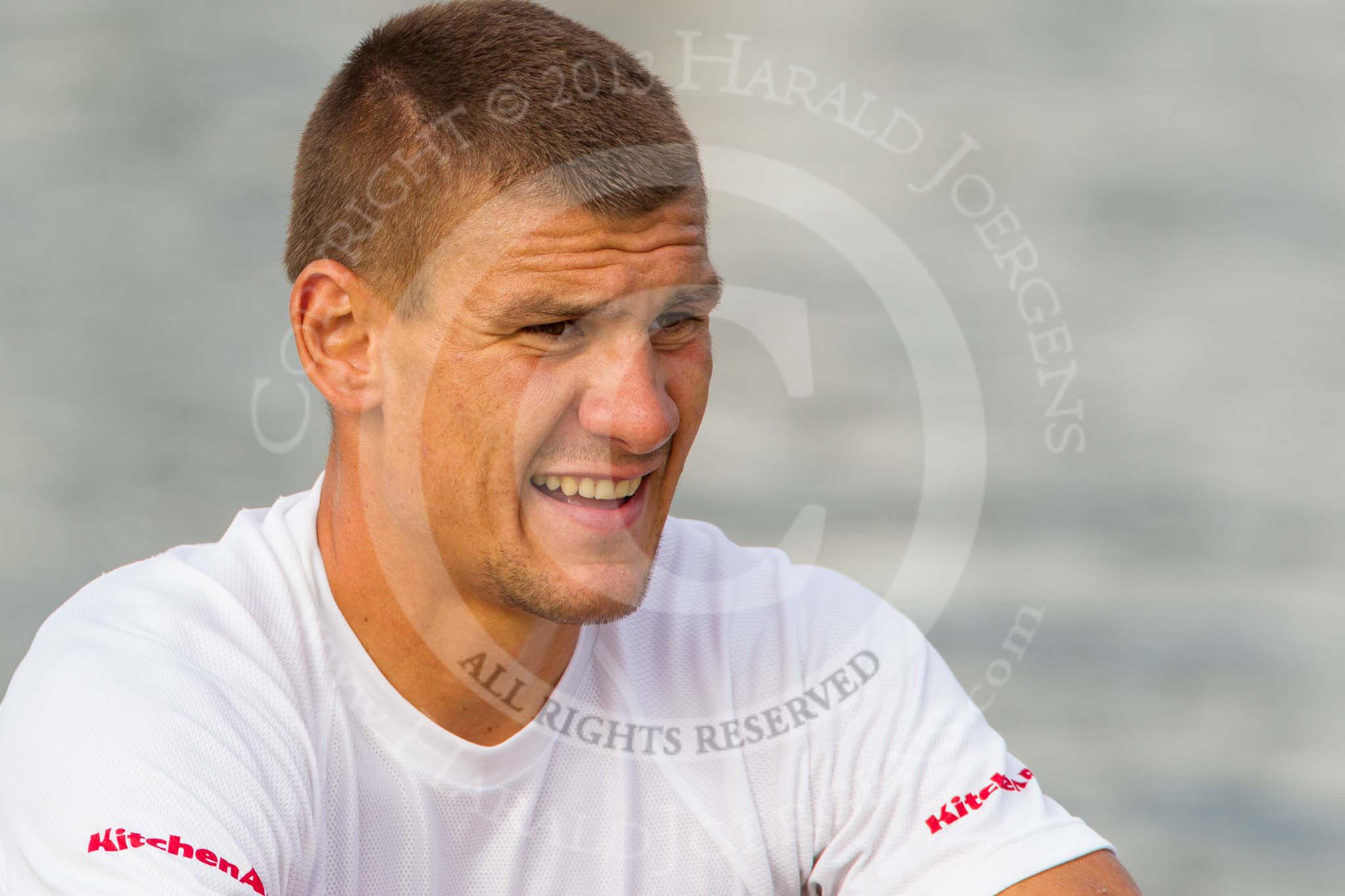 Henley Royal Regatta 2013, Saturday: Close-up of Georgi Bozhilov (Nacional Sport Akademi, Bulgaria) during a training session in the morning. Image #5, 06 July 2013 08:36 River Thames, Henley on Thames, UK