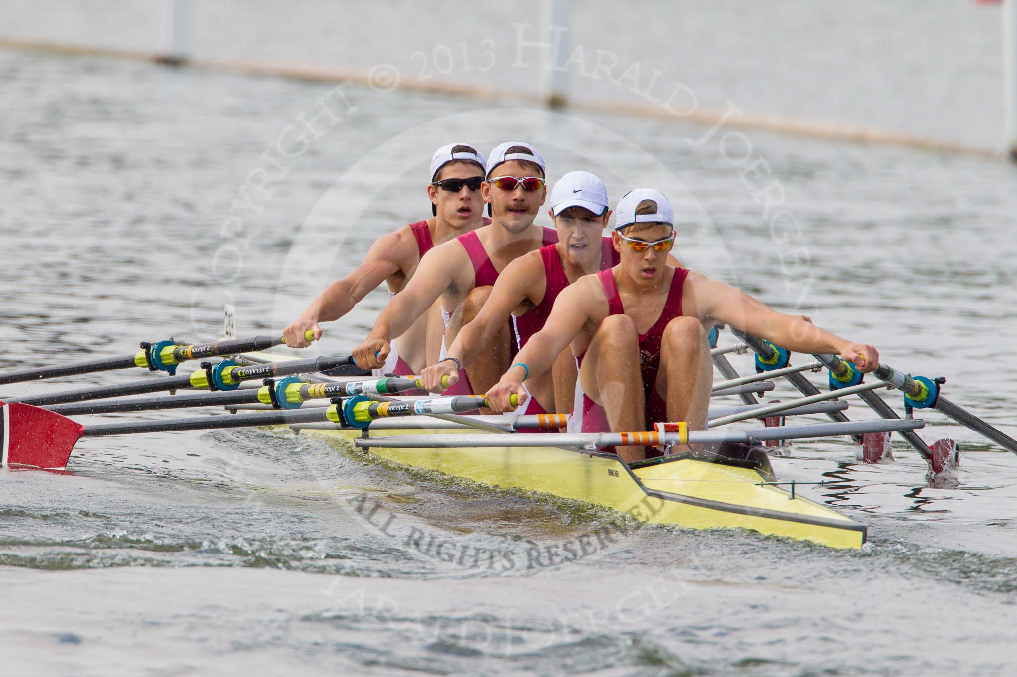 Henley Royal Regatta 2013, Saturday: Race No. 7 for the Fawley Challenge Cup, Maidenhead Rowing Club v Marlow Rowing Club 'A'. Image #171, 06 July 2013 11:01 River Thames, Henley on Thames, UK