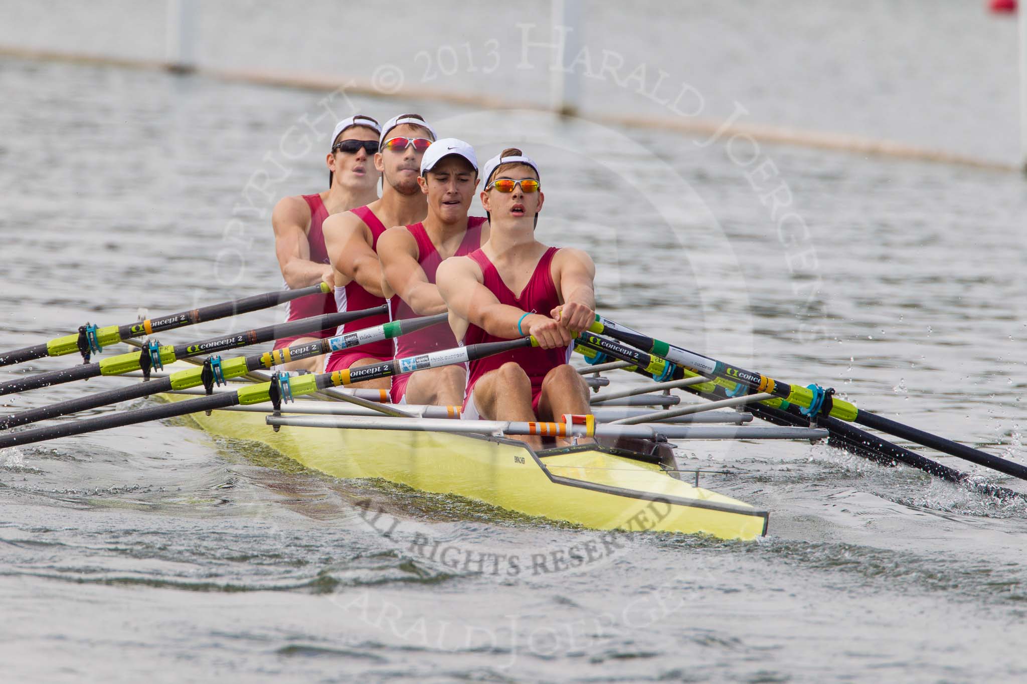 Henley Royal Regatta 2013, Saturday: Race No. 7 for the Fawley Challenge Cup, Maidenhead Rowing Club v Marlow Rowing Club 'A'. Image #172, 06 July 2013 11:01 River Thames, Henley on Thames, UK