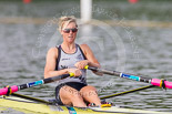 Henley Royal Regatta 2013, Saturday: Emma Twigg (Waiariki Rowing Club, New Zealand), 4th in Women's Single Sculls at the 2012 London Olympics, during a training session in the morning. Image #12, 06 July 2013 08:39 River Thames, Henley on Thames, UK